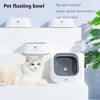 Dog Drinking Water Bowl 1.5L Floating Non-Wetting Mouth Cat Bowl Without Spill Drinking Water Dispenser ABS Plastic Dog Bowl